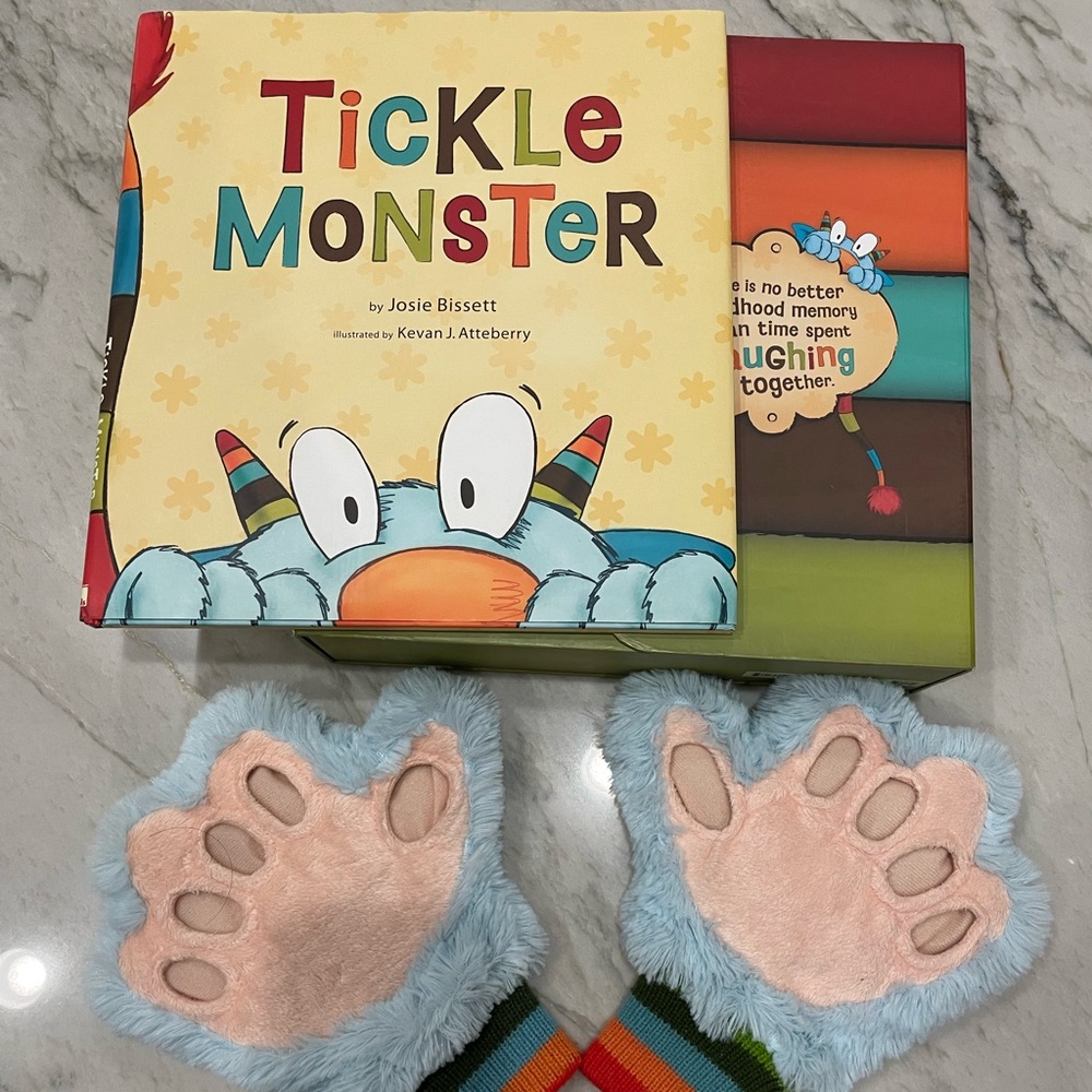 Tickle Me monster book set